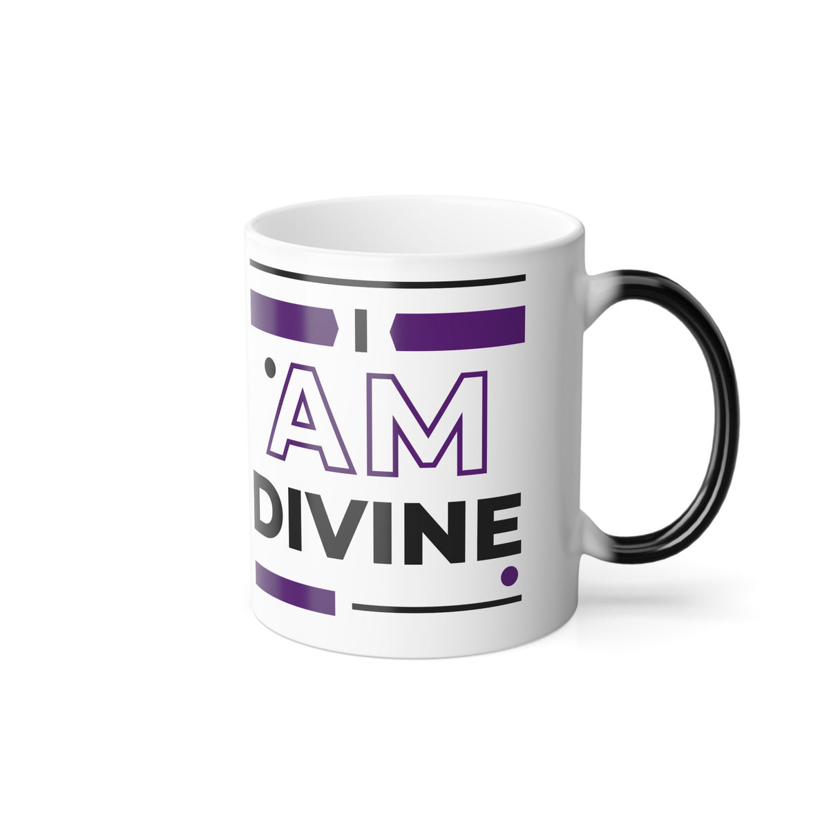 "I Am Divine" Color-Morph Mug — 11 oz
