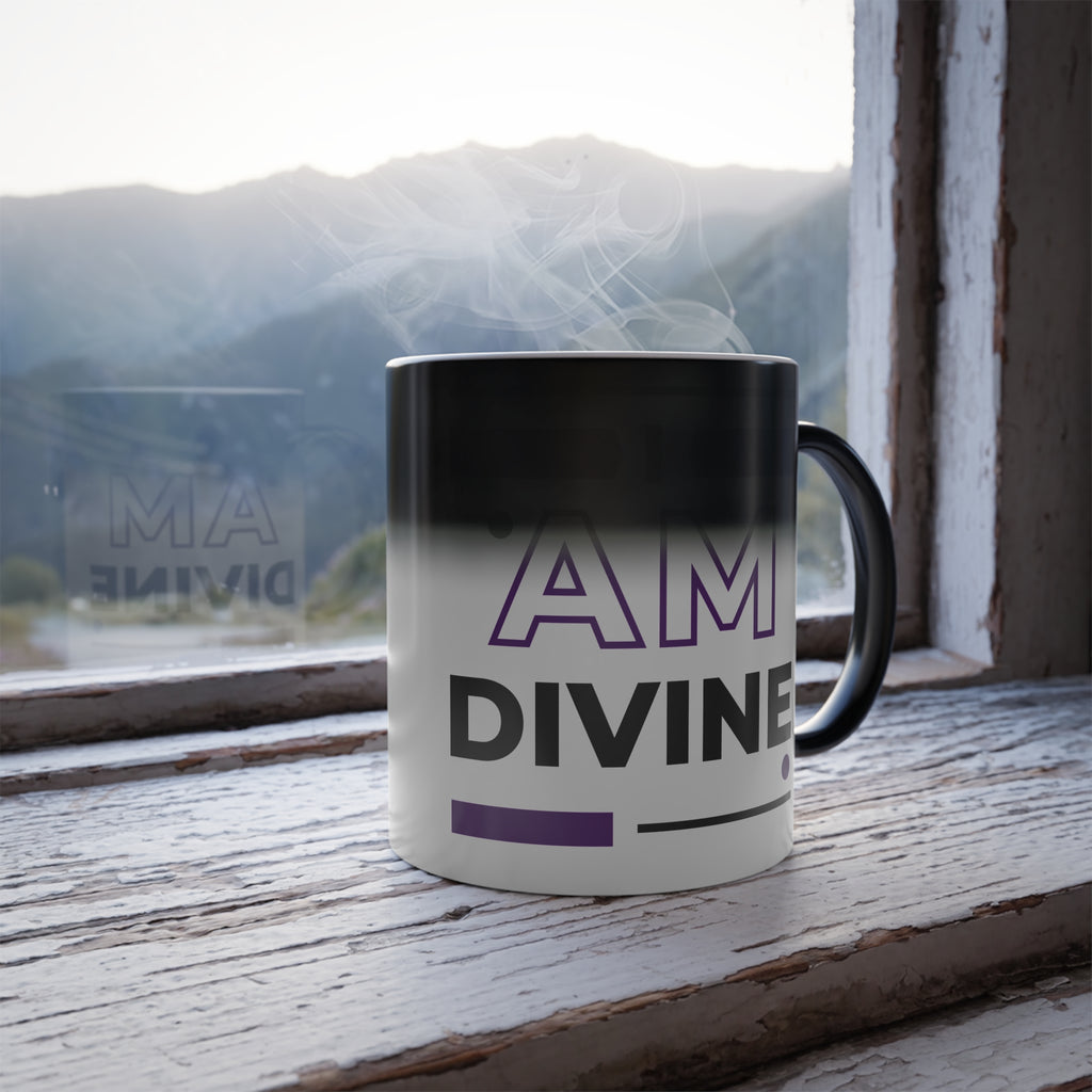 "I Am Divine" Color-Morph Mug — 11 oz
