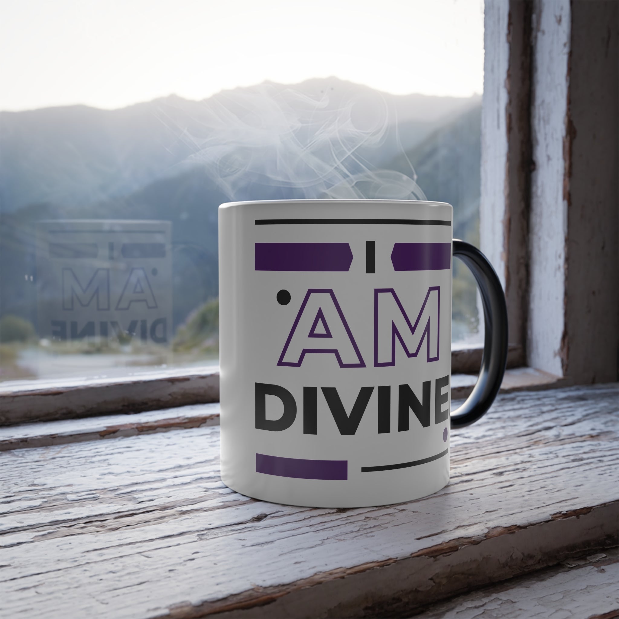 "I Am Divine" Color-Morph Mug — 11 oz