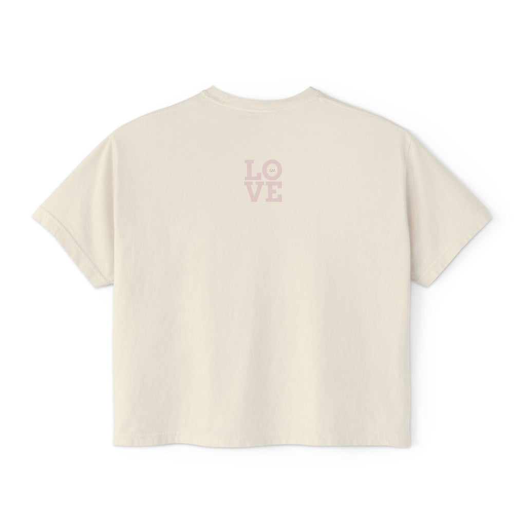 Sorry Not Sorry Boxy Tee — Women's Retro Graphic Crop T-Shirt