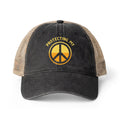 Protecting My Peace Women's Washed Mesh-Back Cap