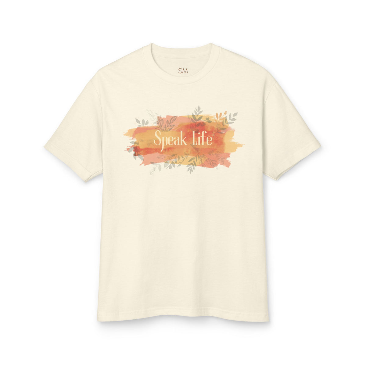Speak Life T-Shirt — Watercolor Floral Inspirational Tee