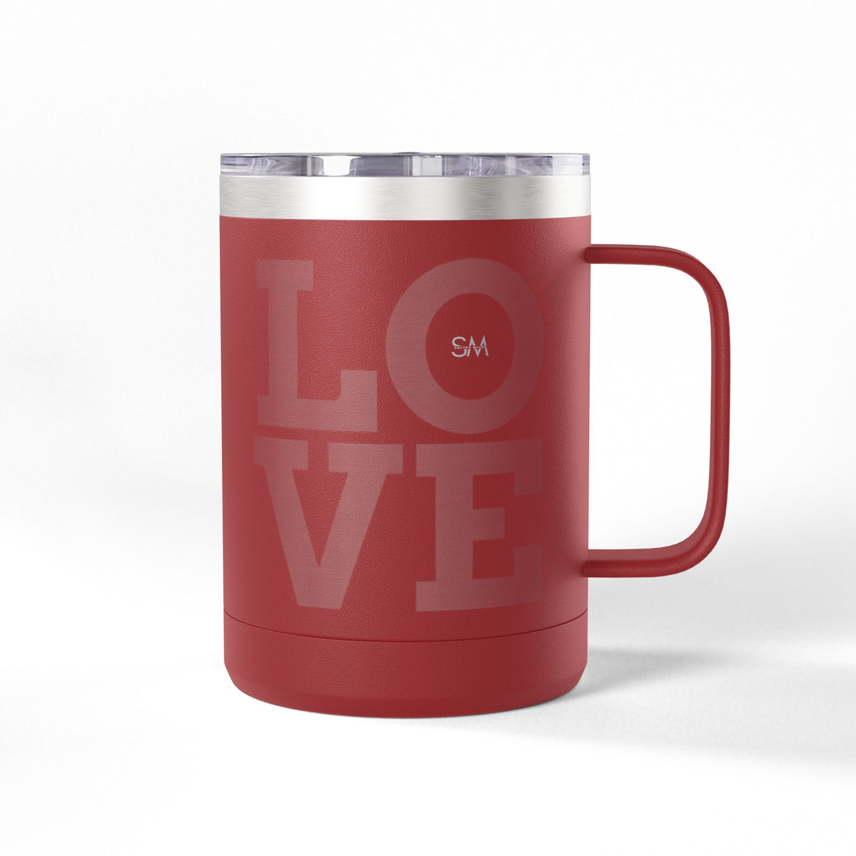LOVE 15oz Travel Mug Tumbler — Insulated Coffee Mug
