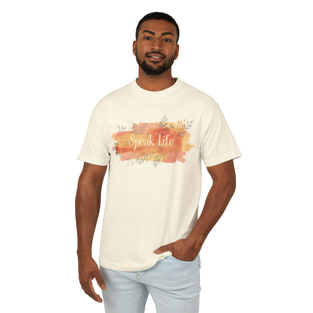 Speak Life T-Shirt — Watercolor Floral Inspirational Tee
