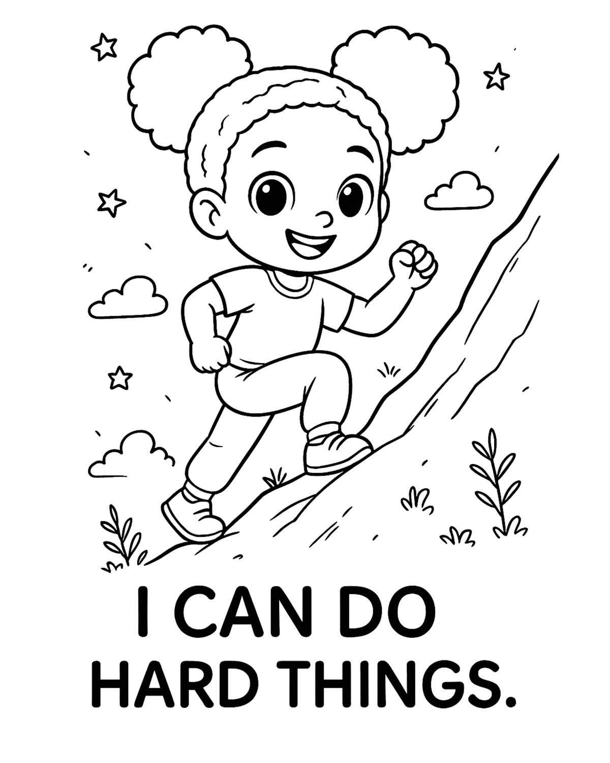 Mindset Matters: Affirmation Coloring Book for Children (Digital Download)
